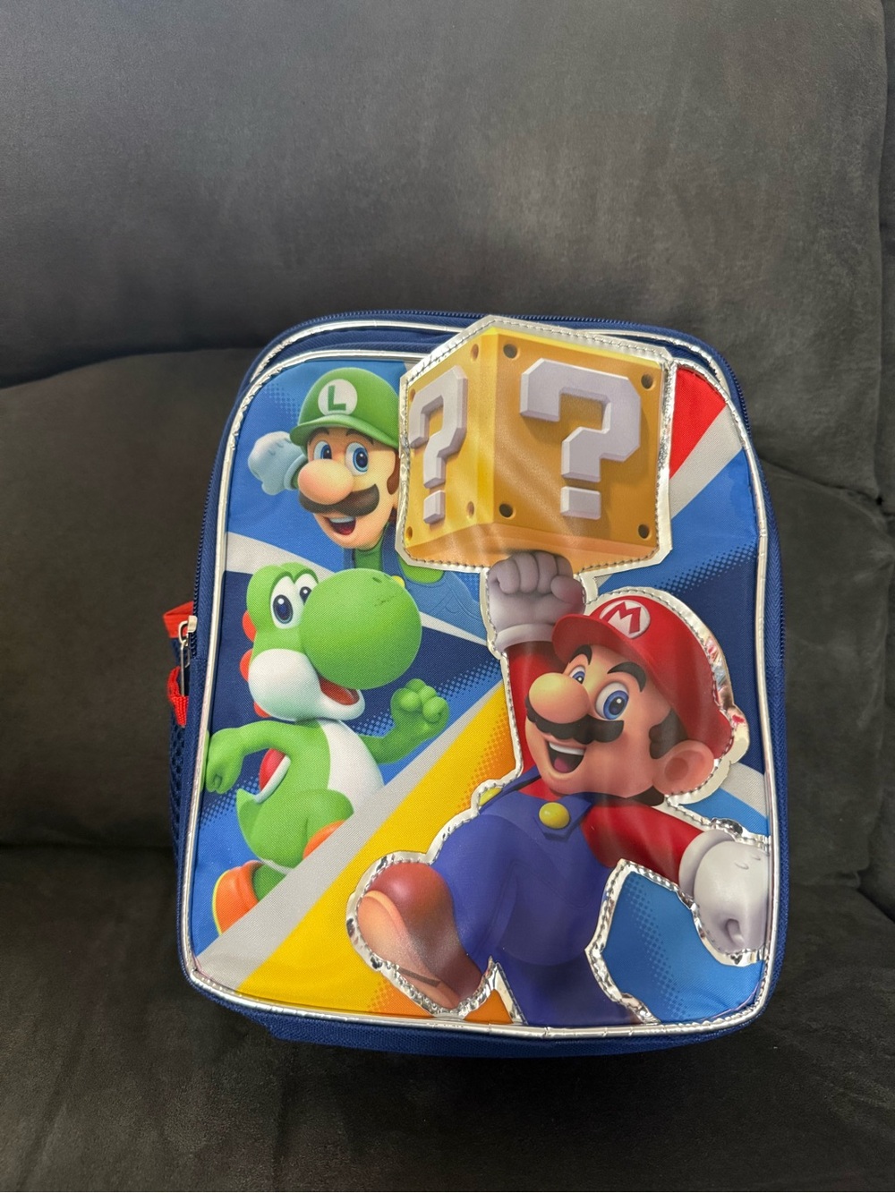 Nintendo Super Mario Character Kids lunchbox - Blue, Red, Green, Yellow